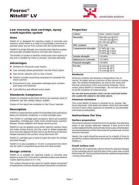 nitofill lv tds|fosroc nitofi tds sheet.